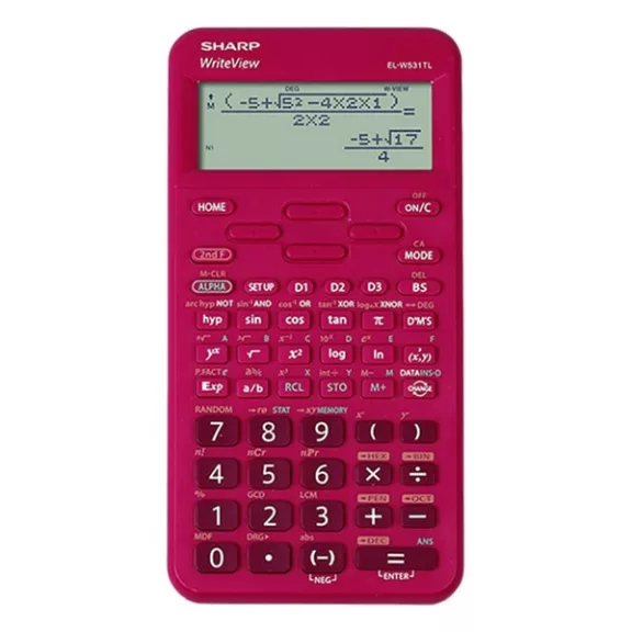 Számológép tudományos SHARP EL-W531TLBR 420 funkciós 12 digit piros Számológép tudományos SHARP EL-W531TLBR 420 funkciós 12 digit piros
