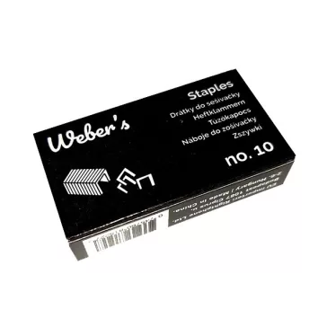WEBER S Tűzőkapocs WEBER'S No.10 1000 darabos