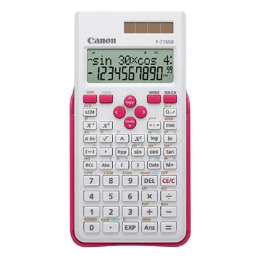   Számológép tudományos CANON F-715SG fehér/magenta 250 funkciós 2 soros 10+2 digit