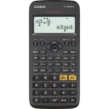   Számológép tudományos CASIO FX 350 CE X 379 funkciós 4 soros 16 digites fekete