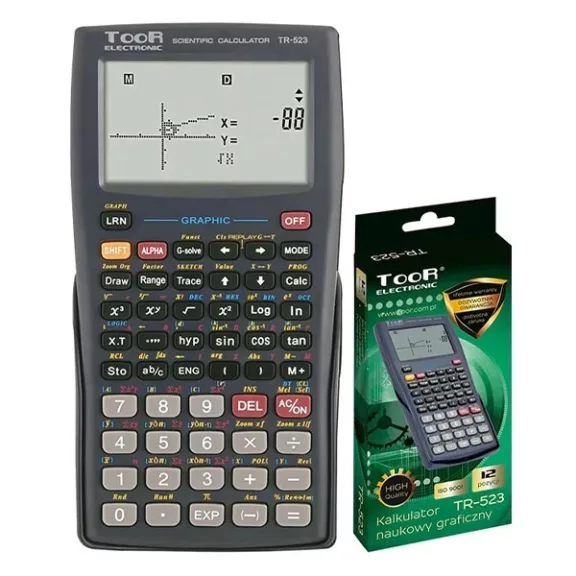 Számológép tudományos TOOR TR-523 360 funkciós grafikus 12 digites Számológép tudományos TOOR TR-523 360 funkciós grafikus 12 digites