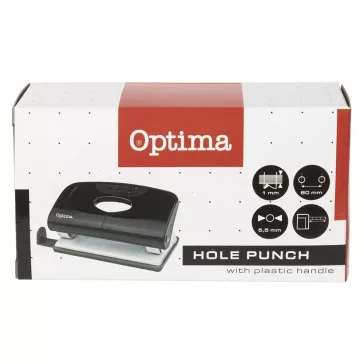 Lyukasztó OPTIMA 2 lyukú fém 10 lap