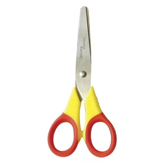 Olló iskolai OPTIMA kerekített 13cm vegyes színek Olló iskolai OPTIMA kerekített 13cm vegyes színek