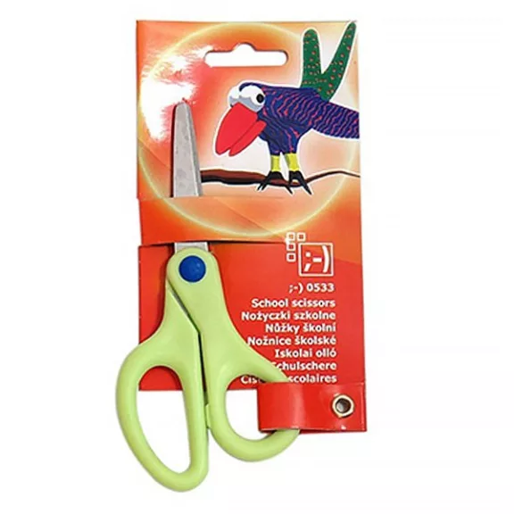 Olló iskolai SPOKO 0533 kerekített 13cm vegyes színek Olló iskolai SPOKO 0533 kerekített 13cm vegyes színek