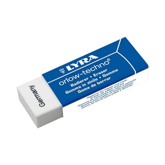 Radír LYRA 30 orlow-techno papírtokos 42x18x11 mm fehér Radír LYRA 30 orlow-techno papírtokos 42x18x11 mm fehér