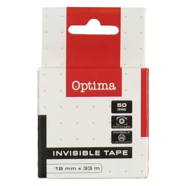 Ragasztószalag OPTIMA láthatatlan 19mmx33m átlátszó