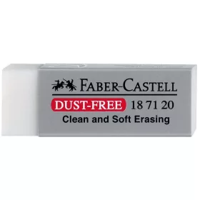   Radír FABER-CASTELL papírtokos forgács mentes 62x22x13mm fehér
