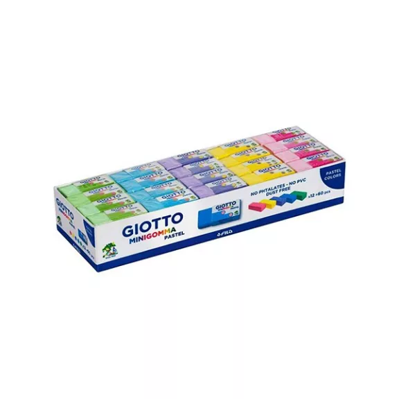 Radír GIOTTO mini gomma pasztell színek Radír GIOTTO mini gomma pasztell színek
