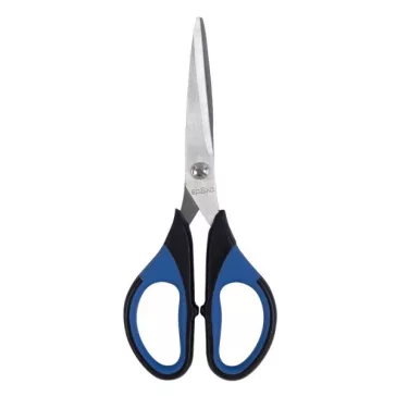 Olló irodai SPOKO Ergonomy 16,5cm szimetrikus kék-fehér