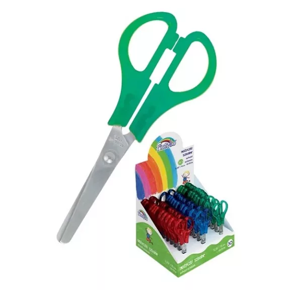 Olló iskolai FIORELLO GR-1504 kerekített él 13cm neon színű Olló iskolai FIORELLO GR-1504 kerekített él 13cm neon színű