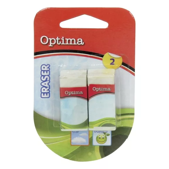 Radír OPTIMA 2db/bliszter Radír OPTIMA 2db/bliszter