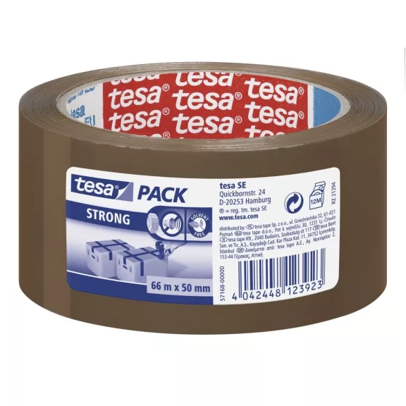 Ragasztószalag TESA Strong 57168 55mmx66m barna Ragasztószalag TESA Strong 57168 55mmx66m barna