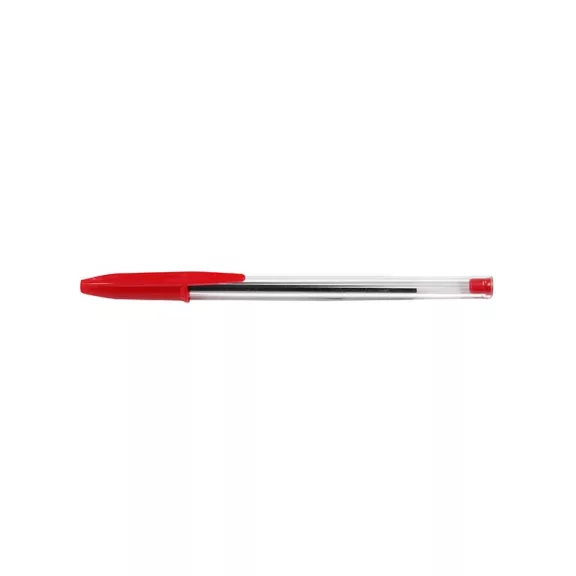 - Golyóstoll eldobható kupakos 0,7mm piros - Golyóstoll eldobható kupakos 0,7mm piros