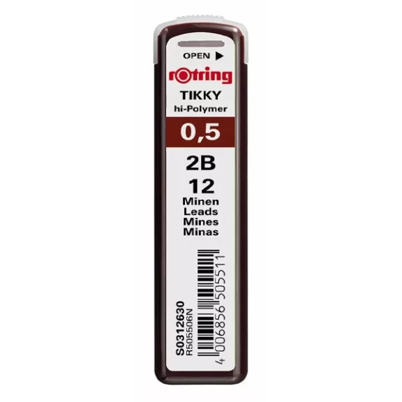 Grafitbél ROTRING 0,7mm 2B Grafitbél ROTRING 0,7mm 2B
