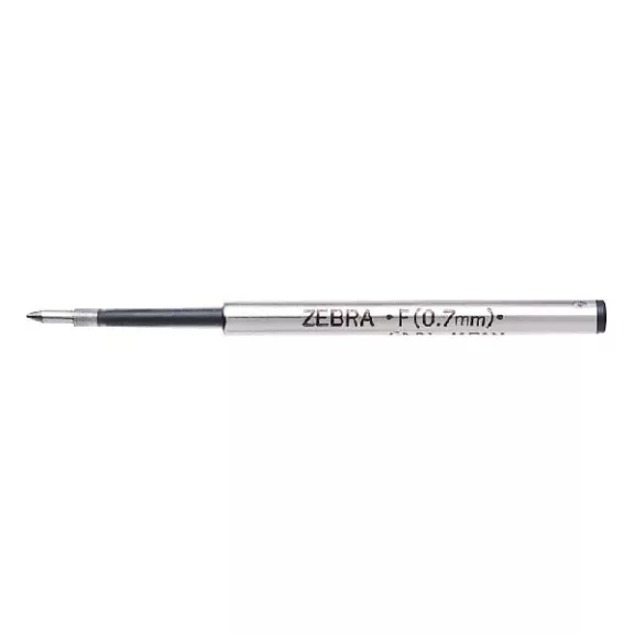 Tollbetét golyós ZEBRA F 0,7 mm fekete Tollbetét golyós ZEBRA F 0,7 mm fekete