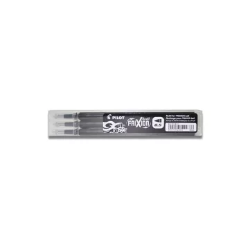   Tollbetét roller PILOT Frixion Clicker/Ball radírozható 0,25 mm fekete 3 darabos