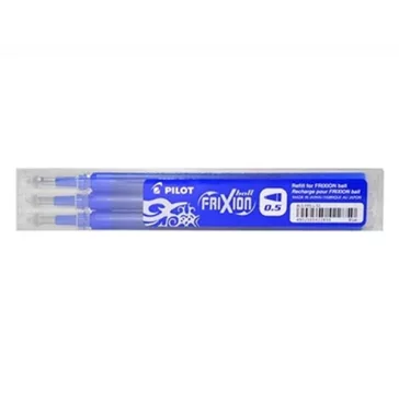   Tollbetét roller PILOT Frixion Clicker/Ball radírozható 0,25 mm kék 3 darabos