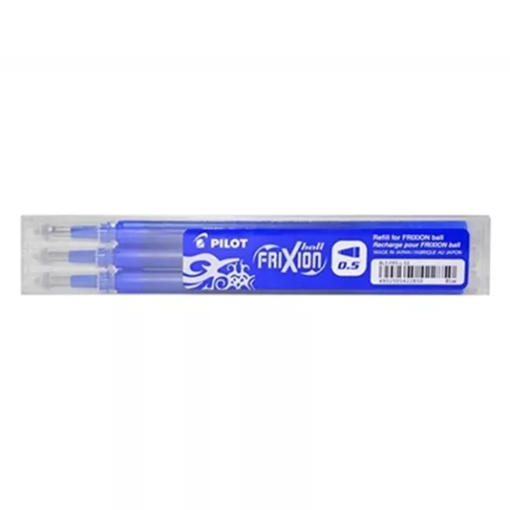Tollbetét roller PILOT Frixion Clicker/Ball radírozható 0,25 mm kék 3 darabos Tollbetét roller PILOT Frixion Clicker/Ball radírozható 0,25 mm kék 3 darabos