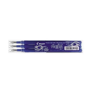   Tollbetét roller PILOT Frixion Clicker/Ball radírozható 0,35 mm kék 3 darabos