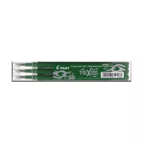   Tollbetét roller PILOT Frixion Clicker/Ball radírozható 0,35 mm zöld 3 darabos