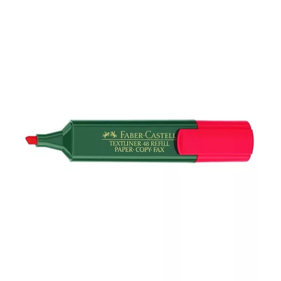 Szövegkiemelő FABER-CASTELL 1548 piros Szövegkiemelő FABER-CASTELL 1548 piros