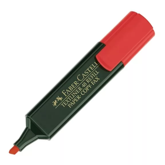 Szövegkiemelő FABER-CASTELL 1548 piros Szövegkiemelő FABER-CASTELL 1548 piros