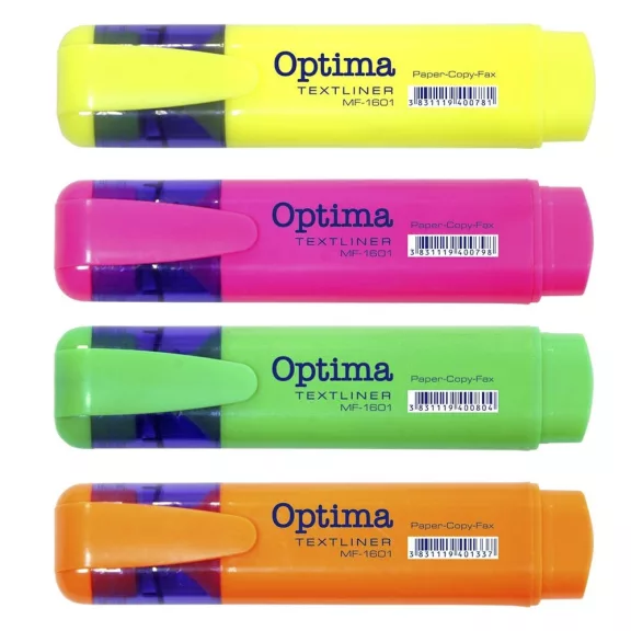 Szövegkiemelő készlet OPTIMA 4 darabos Szövegkiemelő készlet OPTIMA 4 darabos