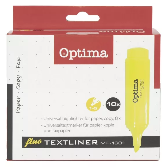 Szövegkiemelő OPTIMA sárga Szövegkiemelő OPTIMA sárga