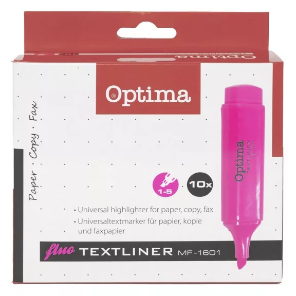 Szövegkiemelő OPTIMA rózsaszín Szövegkiemelő OPTIMA rózsaszín