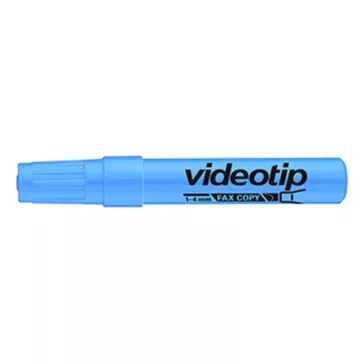 Szövegkiemelő ICO Videotip kék 1-4mm
