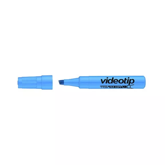Szövegkiemelő ICO Videotip kék 1-4mm