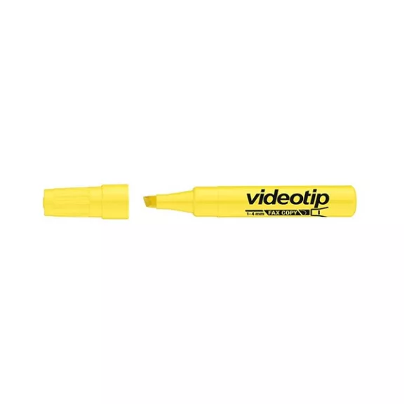 Szövegkiemelő ICO Videotip sárga 1-4mm Szövegkiemelő ICO Videotip sárga 1-4mm