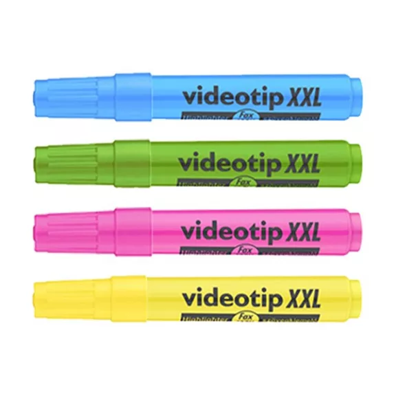 Szövegkiemelő készlet ICO Videotip XXL 1-4mm 4 darabos Szövegkiemelő készlet ICO Videotip XXL 1-4mm 4 darabos