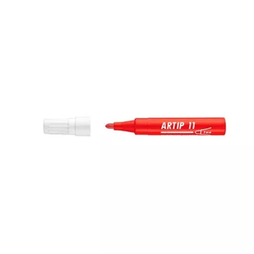 Flipchart marker ICO Artip 11 Teddy kerek piros 1-3mm
