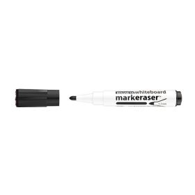   Táblamarker ICO Markeraser mágneses kupakkal törlővel fekete 1-3mm