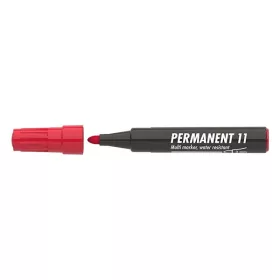 Alkoholos marker ICO Permanent 11 piros