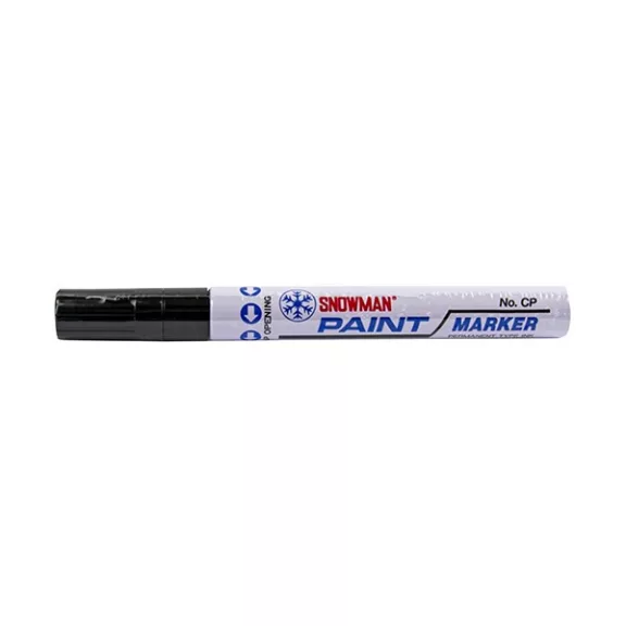 Lakkmarker SNOWMAN CP-12 4,5mm fekete Lakkmarker SNOWMAN CP-12 4,5mm fekete