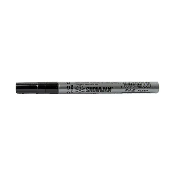 Lakkmarker SNOWMAN FSP-12 3mm Fine ezüst Lakkmarker SNOWMAN FSP-12 3mm Fine ezüst