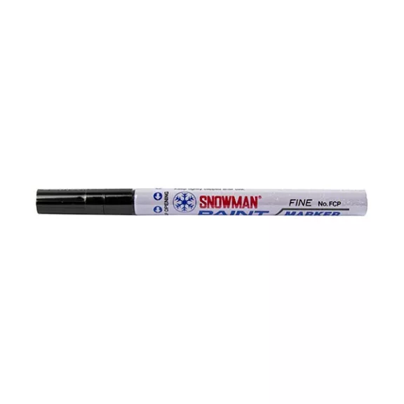 Lakkmarker SNOWMAN/DEC FCP-12 3mm Fine fekete Lakkmarker SNOWMAN/DEC FCP-12 3mm Fine fekete