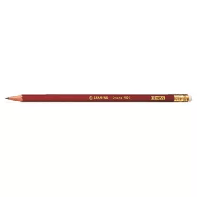   Grafitceruza STABILO Swano 4906 HB hatszögletű radíros piros