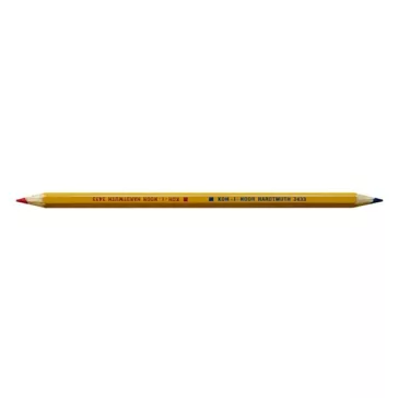 Postairón KOH-I-NOOR 3433 hatszögletű vékony piros-kék