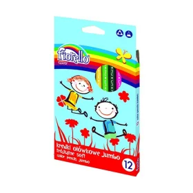 Színes ceruza FIORELLO Jumbo háromszögletű 12 darabos