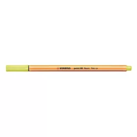 Tűfilc STABILO Point 88 neon sárga