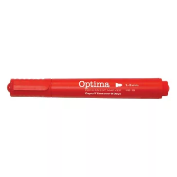 Alkoholos marker OPTIMA kerek piros