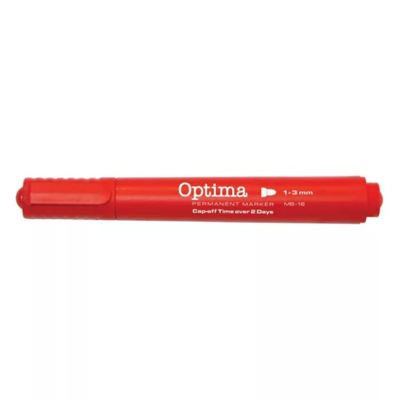 Alkoholos marker OPTIMA kerek piros Alkoholos marker OPTIMA kerek piros