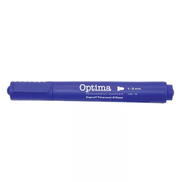 Alkoholos marker OPTIMA kerek kék