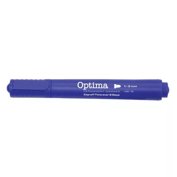 Alkoholos marker OPTIMA kerek kék Alkoholos marker OPTIMA kerek kék