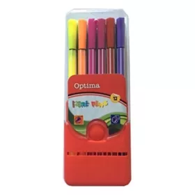 Filctoll OPTIMA műanyag tokos 12 darabos