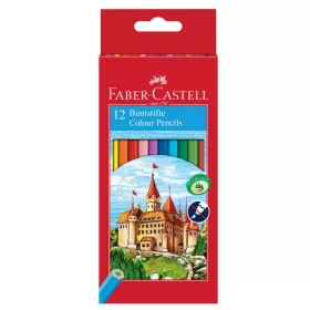 Színes ceruza FABER-CASTELL hatszögletű 12 darabos