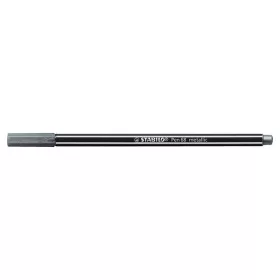 Filctoll STABILO Pen 68 metallic ezüst